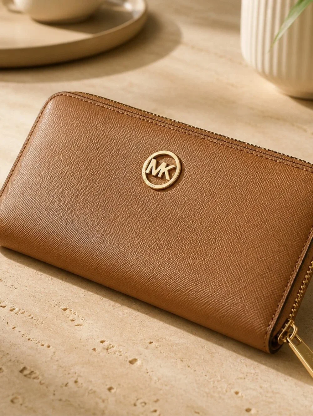 Michael Kors Cognac Wallet Mk